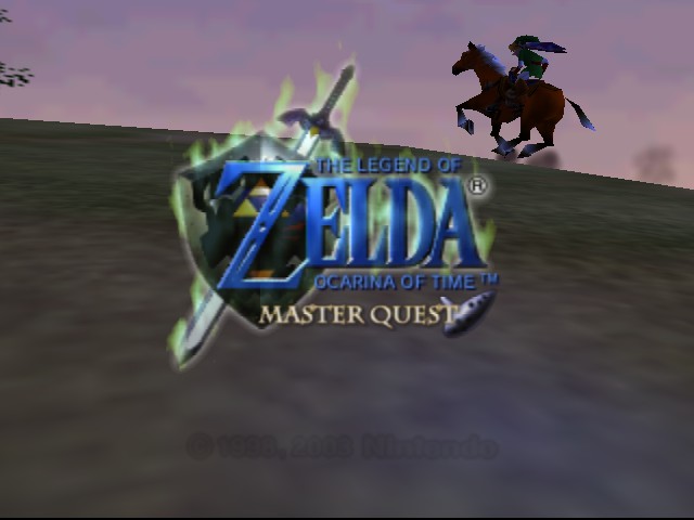 The Legend of Zelda - Ocarina of Time (Debug Edition) Title Screen
